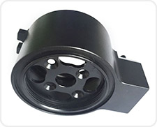 Usinage CNC de pièces en aluminium Peinture