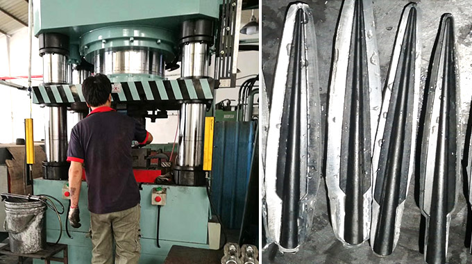 usinage cnc par forgeage à froid