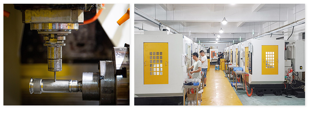 Boîtier de lampe de poche en aluminium pour usinage par fraisage CNC