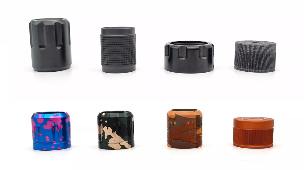 Boîtier de lampe de poche en aluminium pour usinage par fraisage CNC