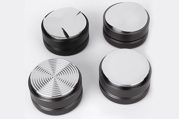 Aluminum CNC Coffee Tamper Base and Dispensers