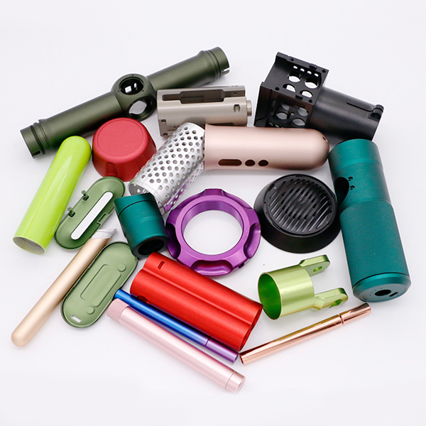 Parti di lavorazione CNC in alluminio anodizzato