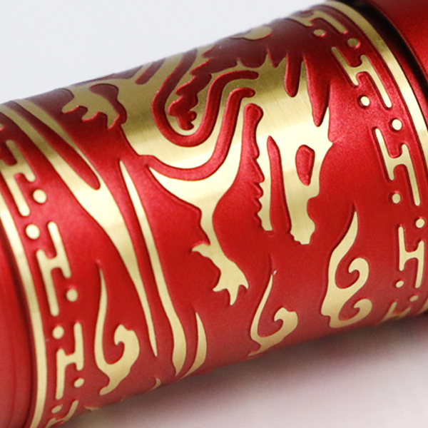 Parti di lavorazione CNC in alluminio con incisione chimica