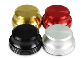 Custom CNC Vinyl Turntable Record Weight Stabilizer Surface Treatment
