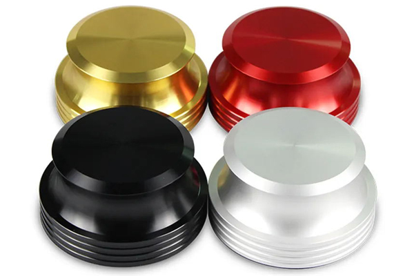 Custom CNC aluminum Vinyl Turntable Record Weight Stabilizer Machining Surface Treatment