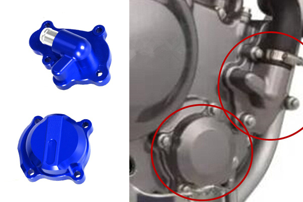 Custom Automobile CNC Engine Oil Filter Water Coolant Pump Cover