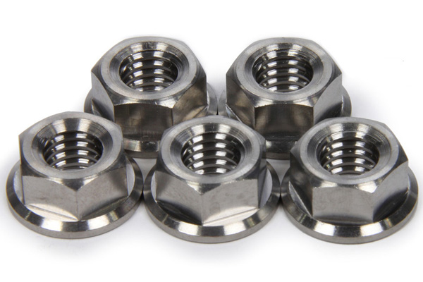 Custom CNC Aluminum Titanium Flanged Nut