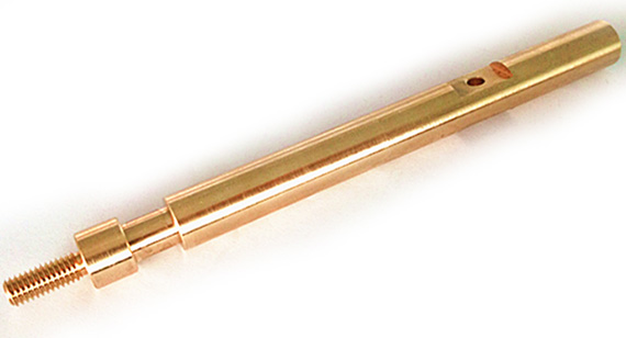 Custom Brass Shaft Machining