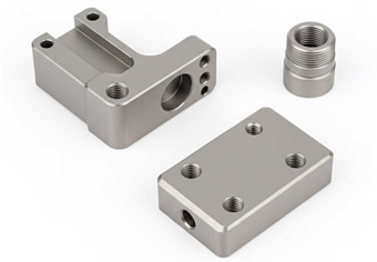 Bead blasting Sandblasting Titanium CNC Machining Parts