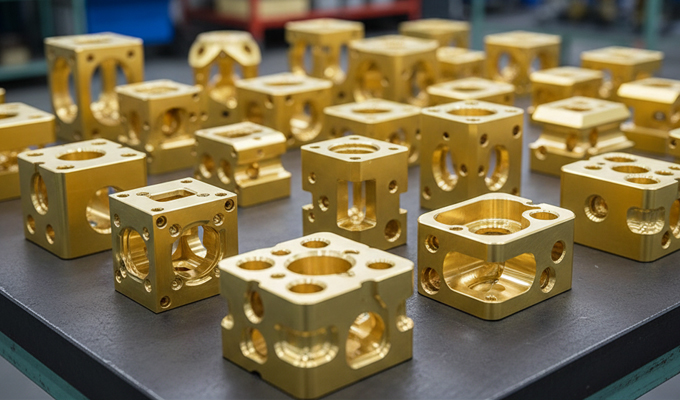 Custom Brass CNC Machined Parts