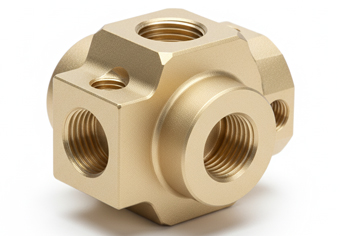 Sandblasting Bead Blasting Brass CNC Machining Parts