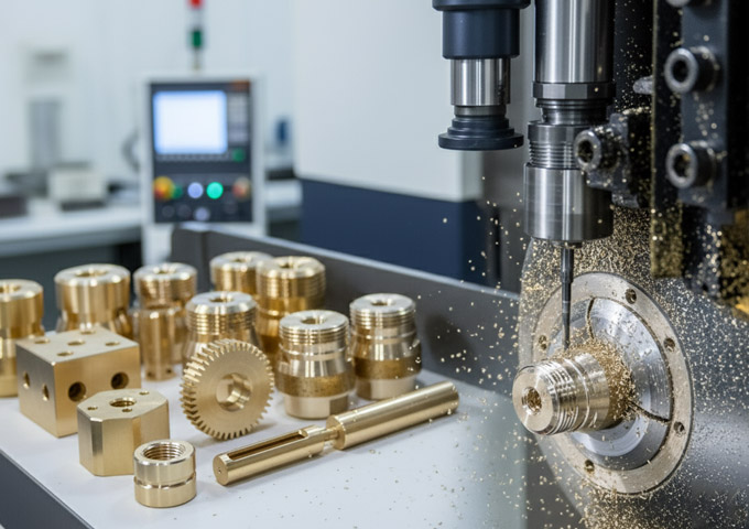 Rapid CNC Brass Prototyping Machining Parts