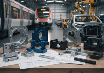 6082 Aluminum Rail and Automotive Transportation CNC Machined Parts