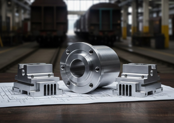 6060 Aluminum Railway CNC Machined Parts